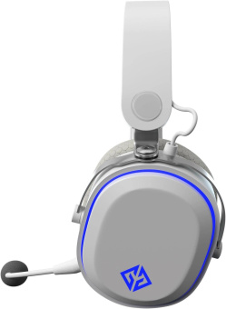 Наушники с микрофоном GMNG GG-HS405W белый мониторные BT/Radio/3.5mm оголовье (1899880) от магазина РЭССИ