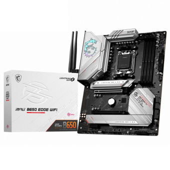 Материнская плата MSI MPG B650 EDGE WIFI SocketAM5 AMD B650 4xDDR5 ATX AC`97 8ch(7.1) 2.5Gg RAID+HDMI+DP от магазина РЭССИ