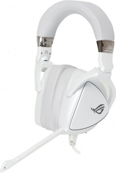Наушники с микрофоном Asus ROG Delta белый/серый 1м мониторные оголовье (90YH02HW-B2UA00) от магазина РЭССИ