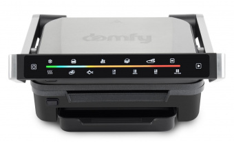 Электрогриль Domfy Metal DSM-EG703 2200Вт серебристый/черный от магазина РЭССИ