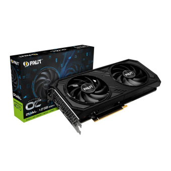 Видеокарта Palit PCI-E 4.0 RTX4070 DUAL OC NVIDIA GeForce RTX 4070 12Gb 192bit GDDR6 1920/20000 HDMIx1 DPx3 HDCP Ret от магазина РЭССИ