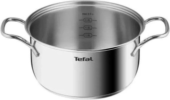 Кастрюля Tefal Intuition B8644474 2.8л. d=20см (с крышкой) серебристый (2100125814) от магазина РЭССИ