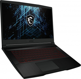 Ноутбук MSI GF63 12HW-006XRU Core i5 12500H 8Gb SSD512Gb Intel Arc A370M 4Gb 15.6" IPS FHD (1920x1080) Free DOS black WiFi BT Cam (9S7-16R712-006) от магазина РЭССИ