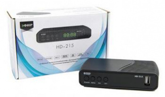 Ресивер DVB-T2 Сигнал Эфир HD-215 черный от магазина РЭССИ