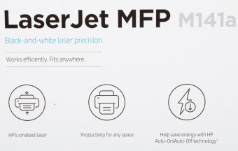 МФУ лазерный HP LaserJet M141a (7MD73A) A4 белый от магазина РЭССИ