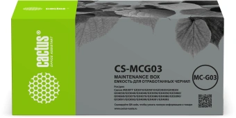 Бункер Cactus CS-MCG03 (MC-G03 емкость для отработанных чернил) для Canon Pixma Maxify GX3010/GX4010/GX3020/GX4020/GX4030/GX3040/GX4040/GX3050/GX4050/GX3060/GX4060/GX3070/GX4070/GX3080/GX4080/GX3090/GX3091/GX3092/GX4090/GX4091/GX4092 от магазина РЭССИ