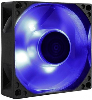 Вентилятор Aerocool Motion 8 Blue-3P 80x80mm 3-pin 25dB 90gr LED Ret от магазина РЭССИ