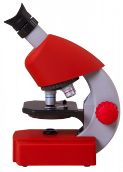Микроскоп Bresser Junior 70122 монокуляр 40-640x на 3 объектива красный от магазина РЭССИ