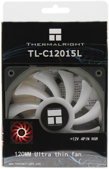 Вентилятор Thermalright TL-C12015L-RGB черный 4-pin 24.1dB 120gr Ret от магазина РЭССИ