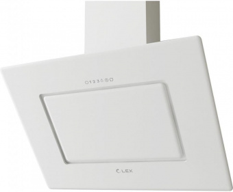 Вытяжка каминная Lex Leila 900 белый управление: сенсорное (1 мотор) от магазина РЭССИ