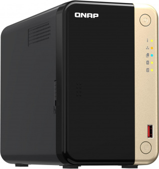 Сетевое хранилище NAS Qnap Original TS-264-8G 2-bay настольный Celeron N5095 от магазина РЭССИ