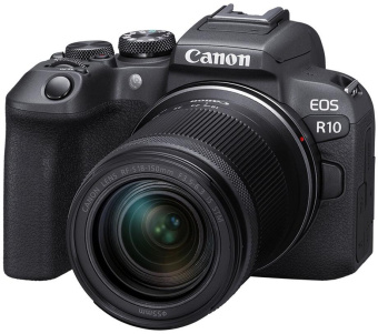 Фотоаппарат Canon EOS R10 черный 24.1Mpix 2.95" 2160p WiFi RF-S 18-150/3.5-6.3 IS STM LP-E17 от магазина РЭССИ