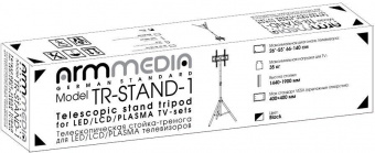 Подставка для телевизора Arm Media TR-STAND-1 черный 26"-55" макс.35кг напольный фиксированный от магазина РЭССИ