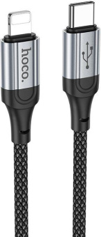Кабель Hoco X102 Fresh iP USB Type-C (m)-Lightning (m) 1м черный коробка от магазина РЭССИ