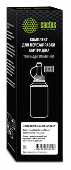 Тонер Cactus CS-RK-106R02778 черный флакон 120гр. для принтера Xerox Phaser 3052/3260/WC 3215/3225 от магазина РЭССИ