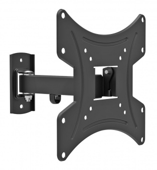 Кронштейн для телевизора Buro FL1S черный 20"-48" макс.15кг настенный поворотно-выдвижной и наклонный от магазина РЭССИ