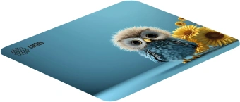 Коврик для мыши Cactus Owl blue 220x180x2мм (CS-MP-P07XS) от магазина РЭССИ
