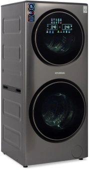 Стиральная машина Hyundai Proxima WMD9424 класс: A+++ загр.фронтальная макс.:15кг (с сушкой) темно-серебристый от магазина РЭССИ