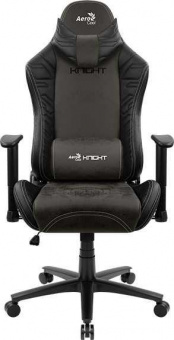 Кресло игровое Aerocool KNIGHT FUZE DUSK Iron Black черный сиденье черный эко.кожа/ткань крестов. от магазина РЭССИ