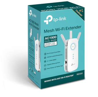 Повторитель беспроводного сигнала TP-Link RE550 AC1900 10/100/1000BASE-TX белый от магазина РЭССИ