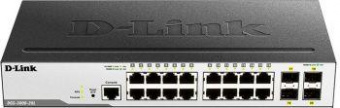 Коммутатор D-Link DGS-3000-20L/B1A 16G 4SFP управляемый от магазина РЭССИ