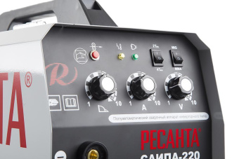 Сварочный аппарат Ресанта САИПА-220 инвертор ММА DC от магазина РЭССИ