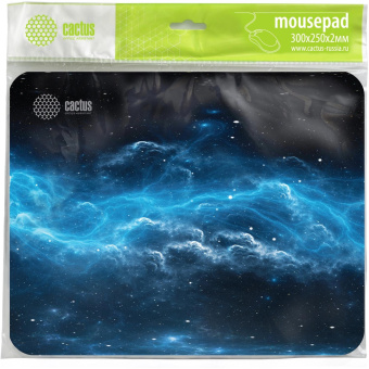 Коврик для мыши Cactus Space Clouds 300x250x2мм (CS-MPC-P05M) от магазина РЭССИ