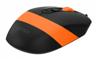Мышь A4Tech Fstyler FM10 черный/оранжевый оптическая (1600dpi) USB (4but) от магазина РЭССИ