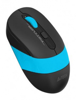 Мышь A4Tech Fstyler FG10 черный/синий оптическая (2000dpi) беспроводная USB (4but) от магазина РЭССИ