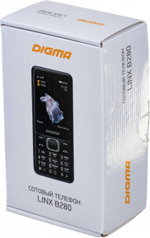 Мобильный телефон Digma LINX B280 32Mb серый моноблок 2Sim 2.8" 240x320 0.08Mpix GSM900/1800 FM microSD max16Gb от магазина РЭССИ