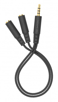 Адаптер аудио A4Tech AD-3P 2xJack 3.5 (f)/Jack 3.5 (m) 0.2м. черный от магазина РЭССИ
