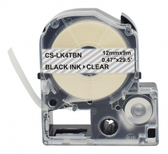 Картридж ленточный Cactus CS-LK4TBN черный для Epson LW300/LW400/LW700/LW600P/LW1000P/K400/Z700/Z900 от магазина РЭССИ