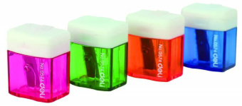 Точилка для карандашей DELI ручная Cubic 1 отверстие пластик цвет в ассортименте E0574 от магазина РЭССИ