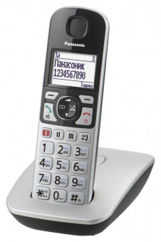 Р/Телефон Dect Panasonic KX-TGE510RUS серебристый АОН от магазина РЭССИ