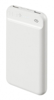 Мобильный аккумулятор Digma DG-10000-3U 10000mAh 3A белый (DG-10000-3U-WT) от магазина РЭССИ