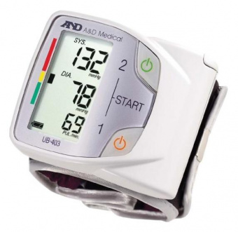 Тонометр запястный A&D UB-403 от магазина РЭССИ
