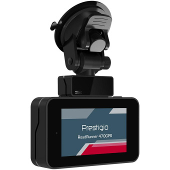 Видеорегистратор Prestigio RoadRunner 470GPS черный 5Mpix 1440x2560 1080p 140гр. GPS NTK96670 от магазина РЭССИ