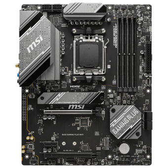 Материнская плата MSI B850 GAMING PLUS WIFI  SocketAM5 AMD B850 4xDDR5 ATX AC`97 8ch(7.1) 5Gigabit RAID+DP от магазина РЭССИ