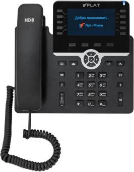 Телефон IP Флат Flat-Phone-B10    черный от магазина РЭССИ
