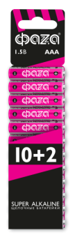 Элементы питания LR03 (AAA) Super Alkaline набор 10+2 от магазина РЭССИ