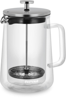 Френч-пресс Rondell Eletto RDS-1824 1л стальной от магазина РЭССИ