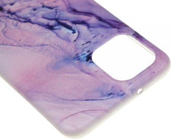 Чехол (клип-кейс) Gresso для Samsung Galaxy A03 Air прозрачный/фиолетовый (GR17AAAE9207) от магазина РЭССИ