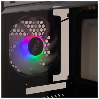 Корпус Hiper M11 FRGB-WT черный без БП ATX 2x120mm 1xUSB2.0 1xUSB3.0 audio bott PSU от магазина РЭССИ