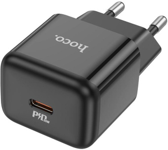 Сетевое зар./устр. Hoco N32 Glory Black 30W (PD+QC+AFC) USB-C универсальное черный от магазина РЭССИ