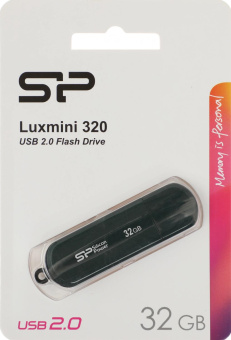 Флеш Диск Silicon Power 32GB LuxMini 320 SP032GBUF2320V1N USB2.0 зеленый от магазина РЭССИ