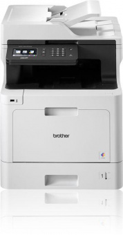 МФУ лазерный Brother DCP-L8410CDW (DCPL8410CDWR1) A4 Duplex Net WiFi серый от магазина РЭССИ