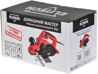 Рубанок Elitech Р 082 900Вт 82мм 16000об/мин от магазина РЭССИ