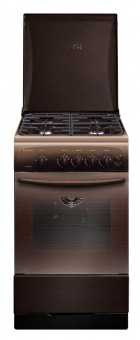 Плита Газовая Gefest CG 50M04 K83 коричневый (металлическая крышка) реш.чугун от магазина РЭССИ