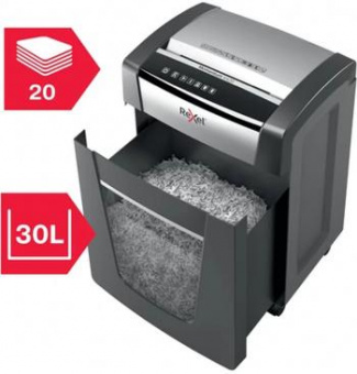 Шредер Rexel Momentum X420 EU (секр.P-4) фрагменты 20лист. 30лтр. скрепки скобы от магазина РЭССИ