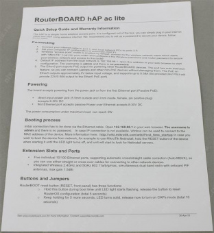 Mikrotik RouterBOARD hAP AC Lite электронное устройство от магазина РЭССИ